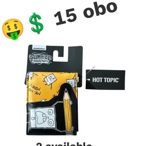 Nickelodeon SpongeBob Card Sleeve Wallet - Yellow & Black